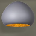 Lampa wisząca Lava szary/złoty
