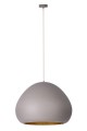 Lampa wisząca Lava taupe/złoty