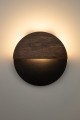 LUNA kinkiet S czarny/venge