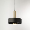 Lampa wisząca RIF LUX 1 M czarny/złoty