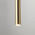 Lampa wisząca SOPEL PREMIUM 1 długi złoty szczotkowany