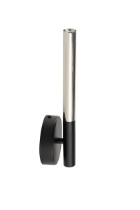 SOPEL LUX 1 kinkiet czarny/srebrny