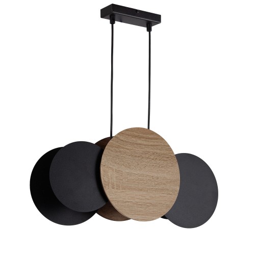 TOLA 3 czarny/dąb LHDF