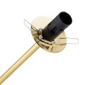 Lampa wisząca 4-punktowa ABSOS marmurek/mosiądz