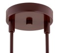 Lampa wisząca 4-punktowa ABSOS marmurek/czekoladowy