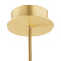 Lampa wisząca (mała) ALMIROS marmurek biało-brązowy/mosiądz