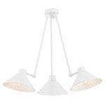 Lampa wisząca 3-punktowa ALTEA biały