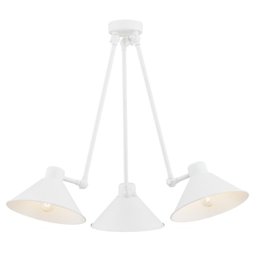 Lampa wisząca 3-punktowa ALTEA biały