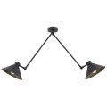 Lampa wisząca 2-punktowa ALTEA czarny