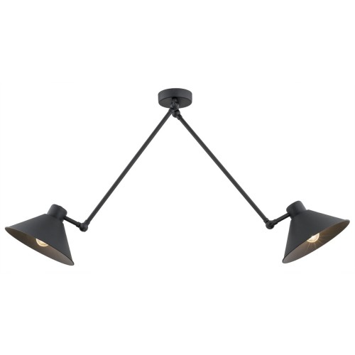 Lampa wisząca 2-punktowa ALTEA czarny