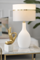 Lampa stołowa BEJA biały/złoty