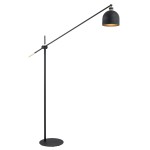 Lampa podłogowa nowoczesna DETROIT czarny