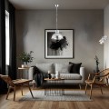 Lampa wisząca 1-punktowa EUFRAT chrom