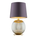 Lampa stołowa HAMILTON fioletowy/szary