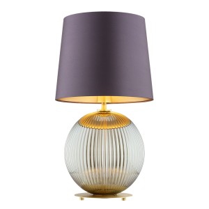 Lampa stołowa HAMILTON fioletowy/szary