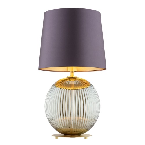 Lampa stołowa HAMILTON fioletowy/szary