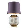 Lampa stołowa HAMILTON fioletowy/szary