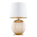 Lampa stołowa HAMILTON kremowy/miodowy