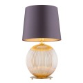 Lampa stołowa HAMILTON fioletowy/miodowy