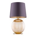 Lampa stołowa HAMILTON fioletowy/miodowy
