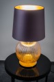 Lampa stołowa HAMILTON fioletowy/miodowy
