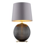 Lampa stołowa HAMILTON szary/dymiony
