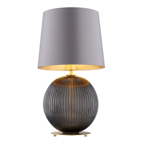 Lampa stołowa HAMILTON szary/dymiony