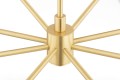 Lampa wisząca 8-punktowa HAMPTON mosiądz