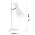 Lampa stołowa/biurkowa LUKKA biały