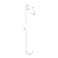 Lampa podłogowa LUKKA czarny