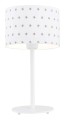 Lampa stołowa/nocna MAGIC biały/szary