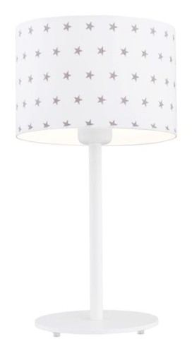Lampa stołowa/nocna MAGIC biały/szary