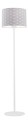 Lampa podłogowa z abażurem MAGIC szary/biały