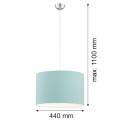 Lampa wisząca z abażurem MAGIC miętowy