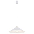 Lampa wisząca 1-punktowa NASHVILLE biały struktura/mosiądz
