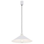Lampa wisząca 1-punktowa NASHVILLE biały struktura/mosiądz