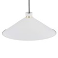 Lampa wisząca 1-punktowa NASHVILLE biały struktura/mosiądz