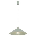 Lampa wisząca 1-punktowa NASHVILLE szałwia struktura/mosiądz