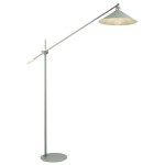Lampa podłogowa NASHVILLE szałwia struktura/mosiądz