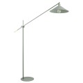 Lampa podłogowa NASHVILLE szałwia struktura/mosiądz