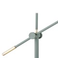Lampa podłogowa NASHVILLE szałwia struktura/mosiądz