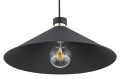 Lampa wisząca 1-punktowa NASHVILLE czarny struktura/mosiądz