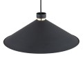 Lampa wisząca 1-punktowa NASHVILLE czarny struktura/mosiądz