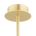 Lampa wisząca/lampa sufitowa 8-punktowa PALOMA mosiądz/opal mat
