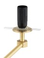 Lampa wisząca/lampa sufitowa 8-punktowa PALOMA mosiądz/opal mat