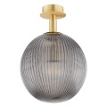 Lampa sufitowa 1-punktowa PALOMA mosiądz/dymiony