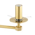 Lampa wisząca/lampa sufitowa 3-punktowa PALOMA mosiądz/dymiony