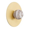 Kinkiet ścienny / plafon 1 pł. PIAVA marmurek/mosiądz