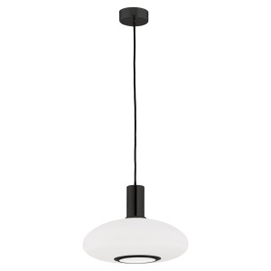 Lampa wisząca 1-punktowa SAGUNTO PLUS czarny/opal