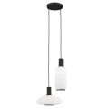 Lampa wisząca 2-punktowa SAGUNTO PLUS czarny/opal